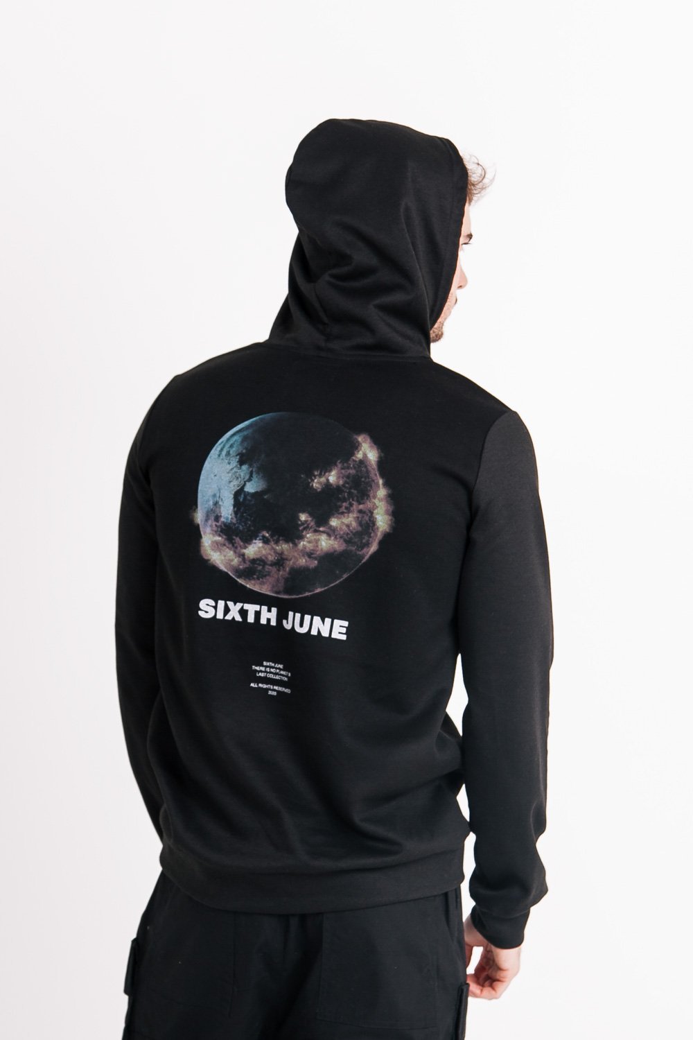 Sixth June - Sweat à capuche Terre Noir