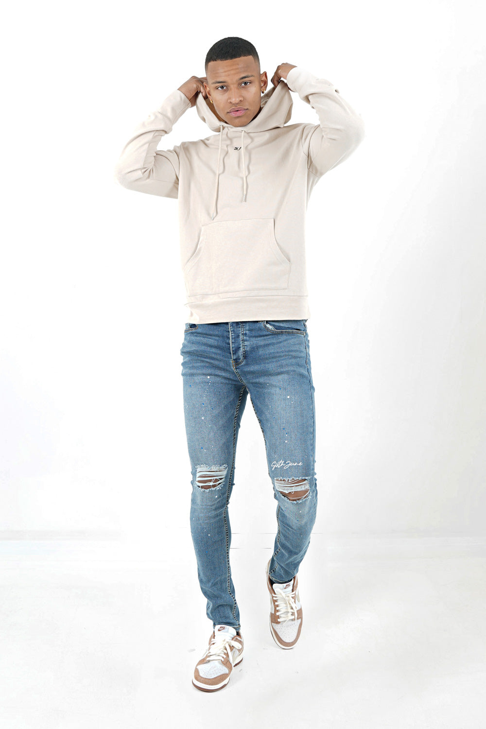 Sixth June - Sweatshirt nature tropique Beige