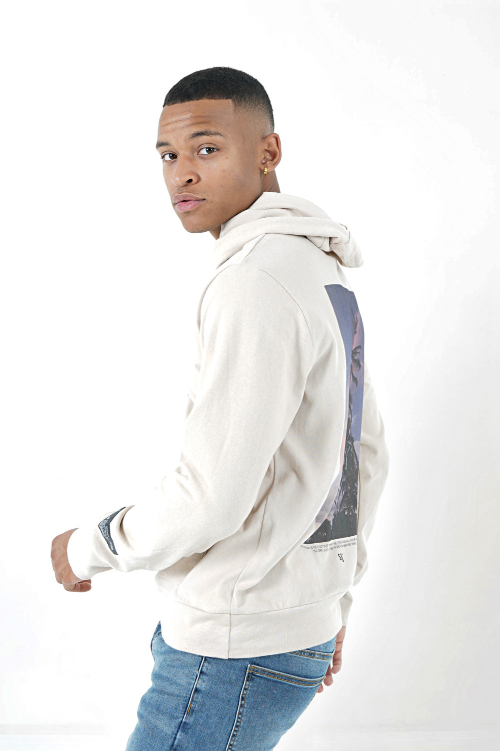 Sixth June - Sweatshirt nature tropique Beige