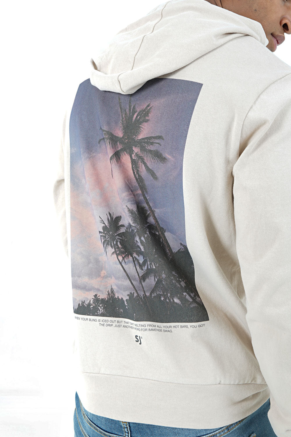 Sixth June - Sweatshirt nature tropique Beige