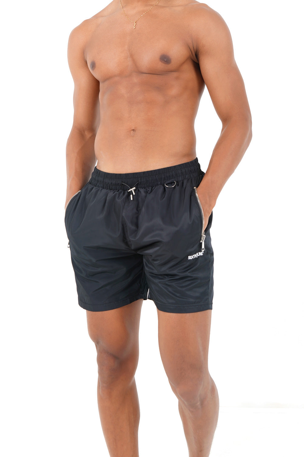 Sixth June - Short de bain poches Noir