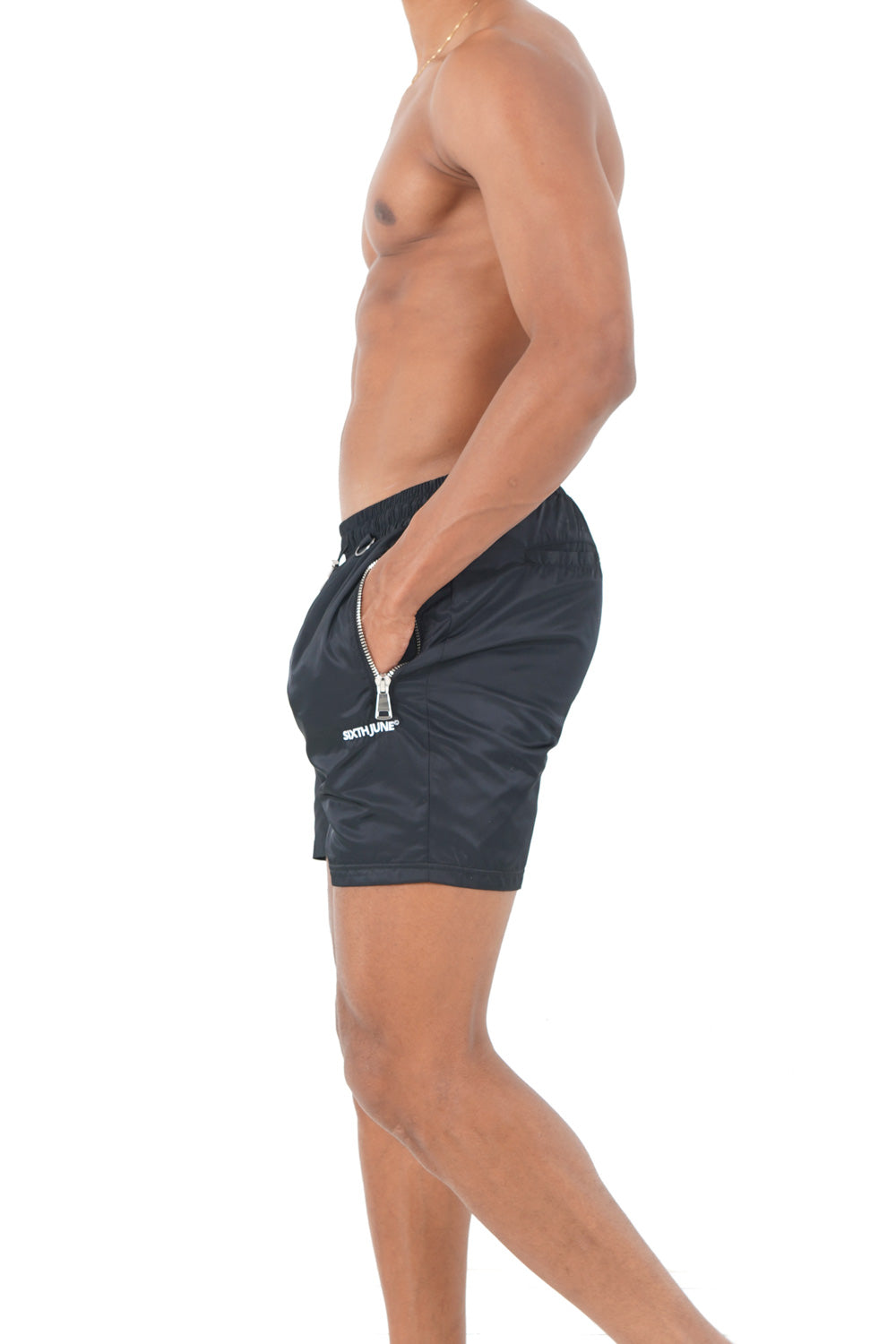 Sixth June - Short de bain poches Noir