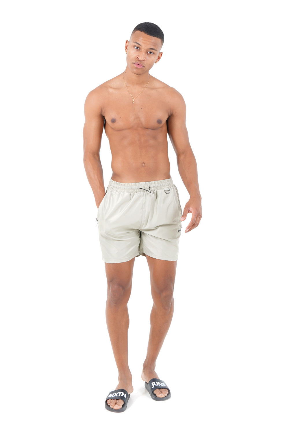 Sixth June - Short de bain poches Vert