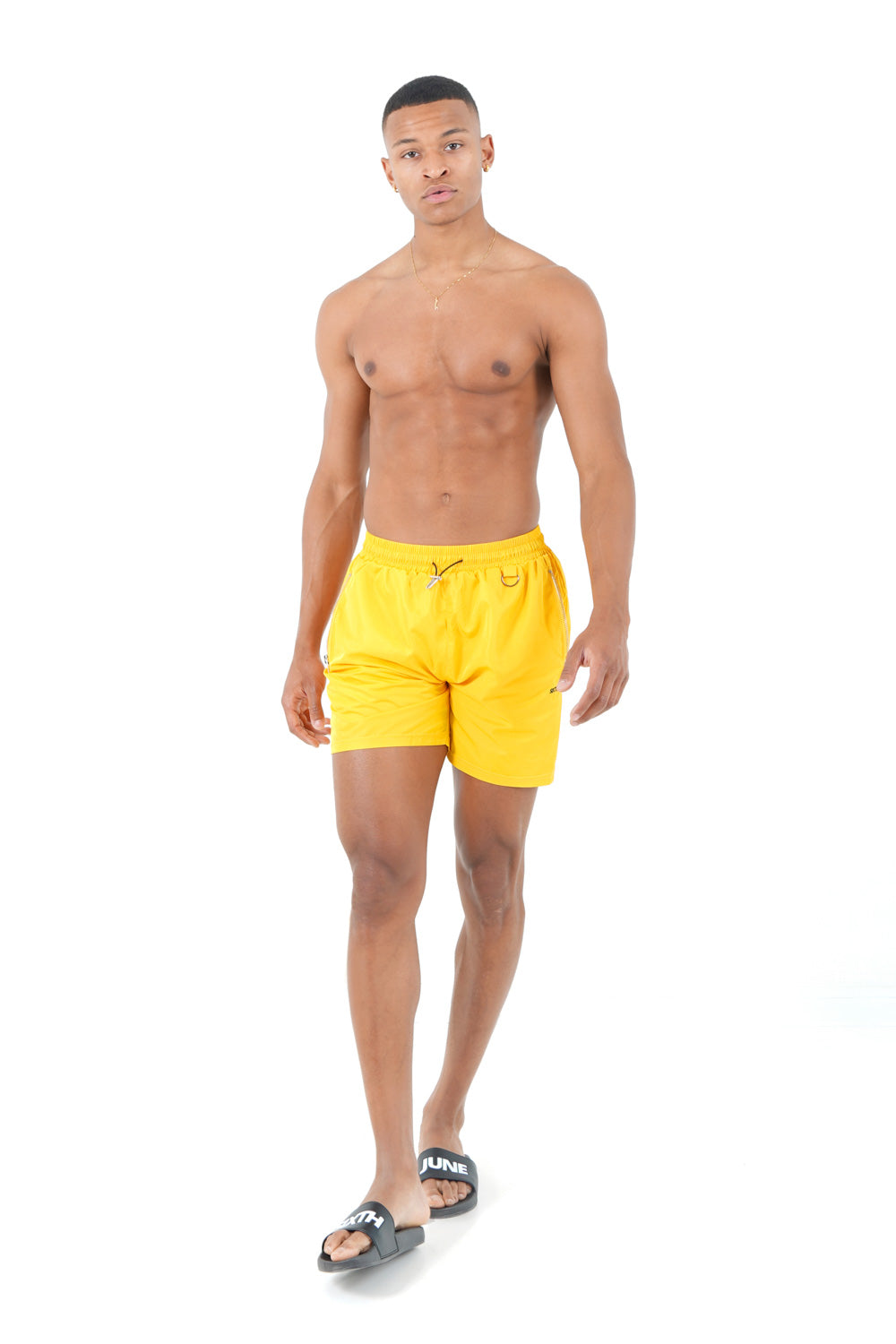 Sixth June - Short de bain poches Jaune
