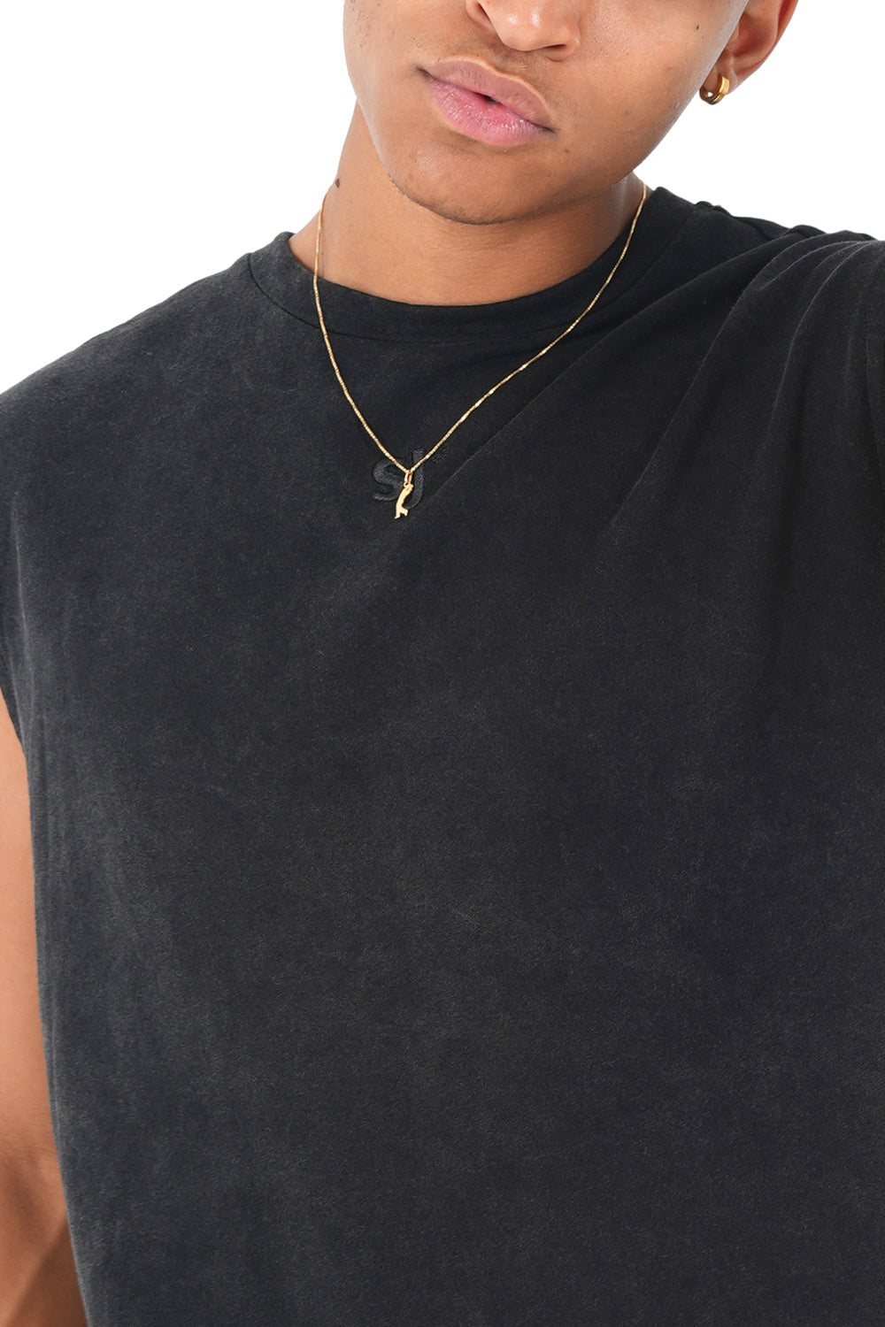 Sixth June - Pull sans manches monogramme SJ Noir