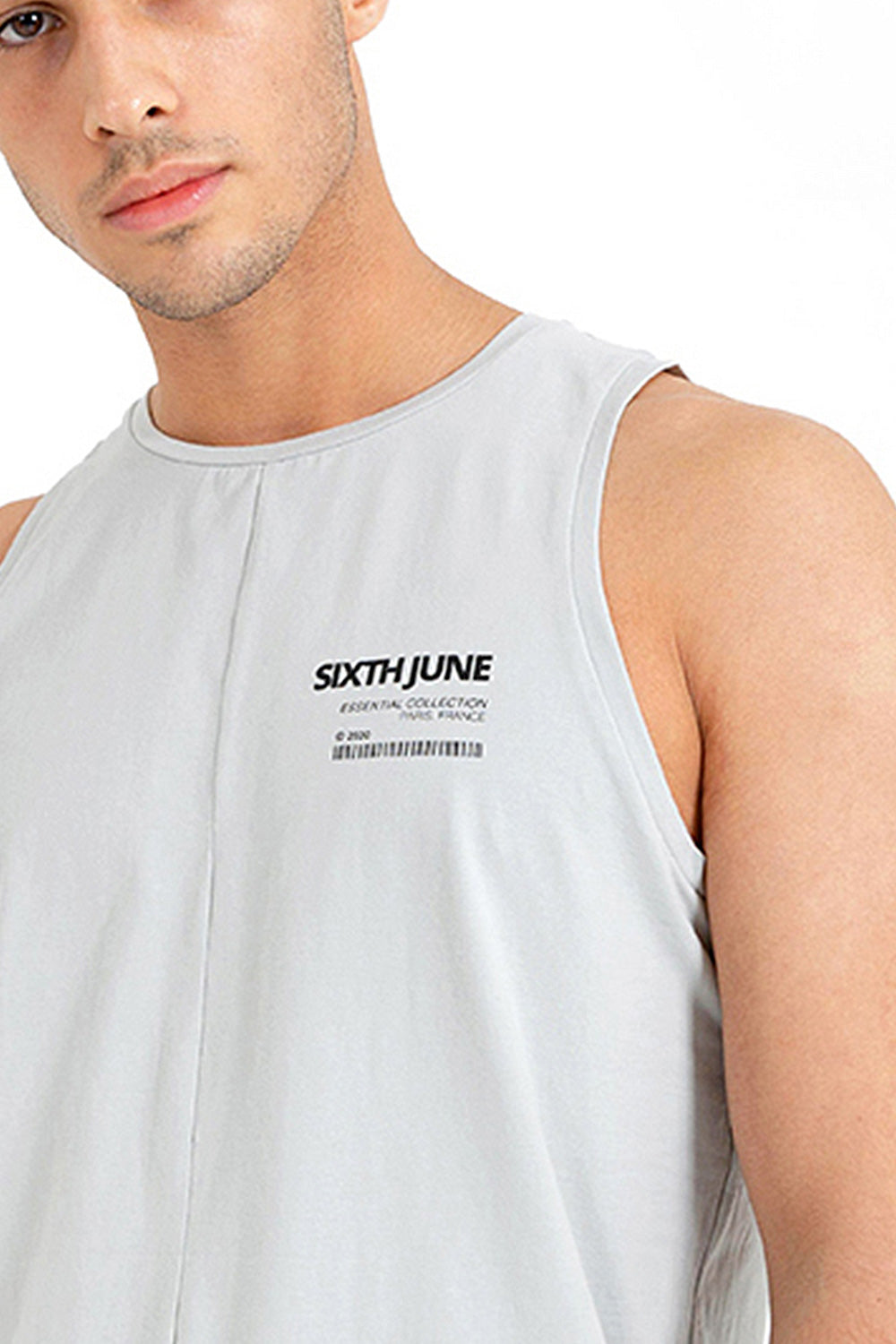 Sixth June - Débardeur barcode Vert