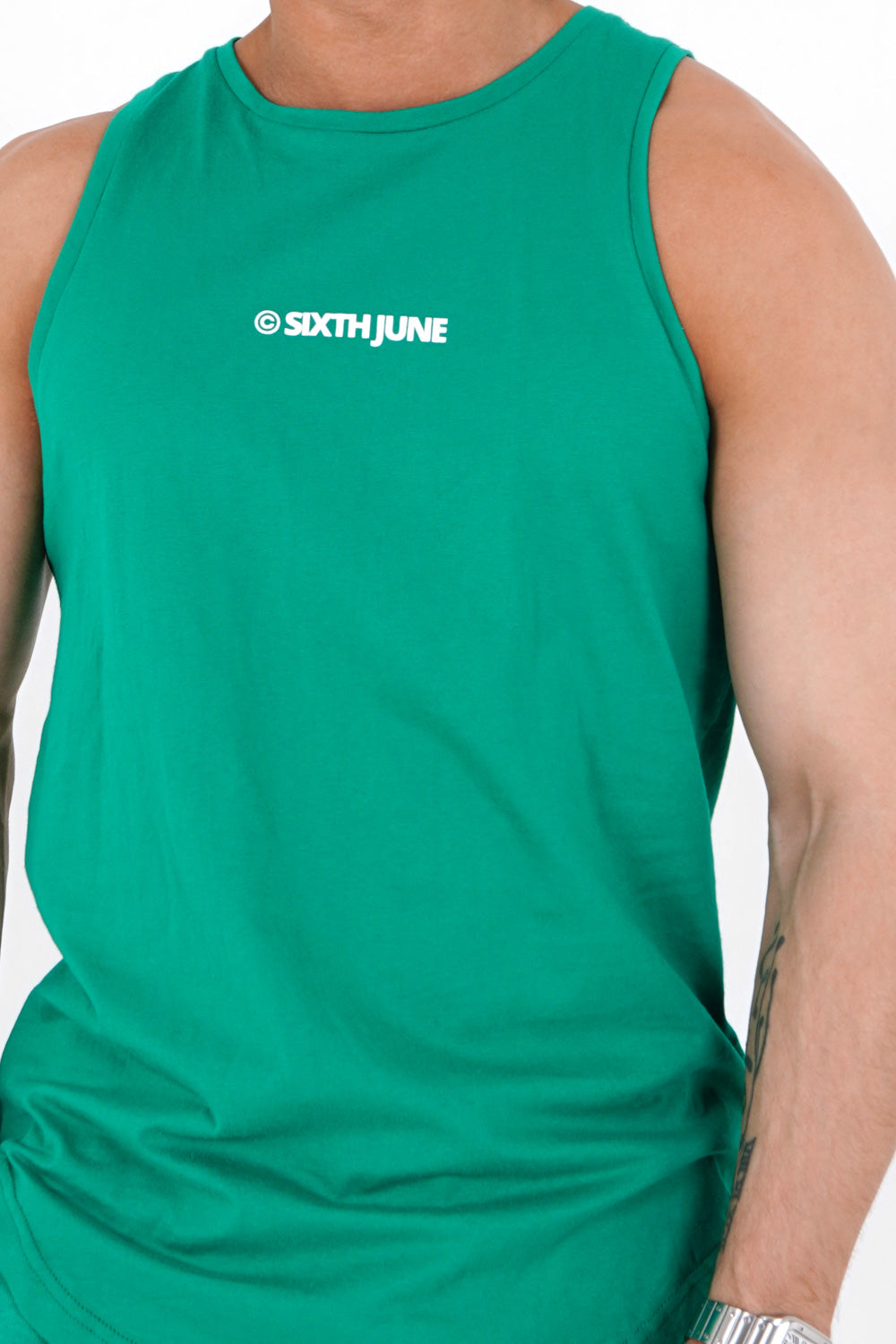 Sixth June - Débardeur logo imprimé Vert