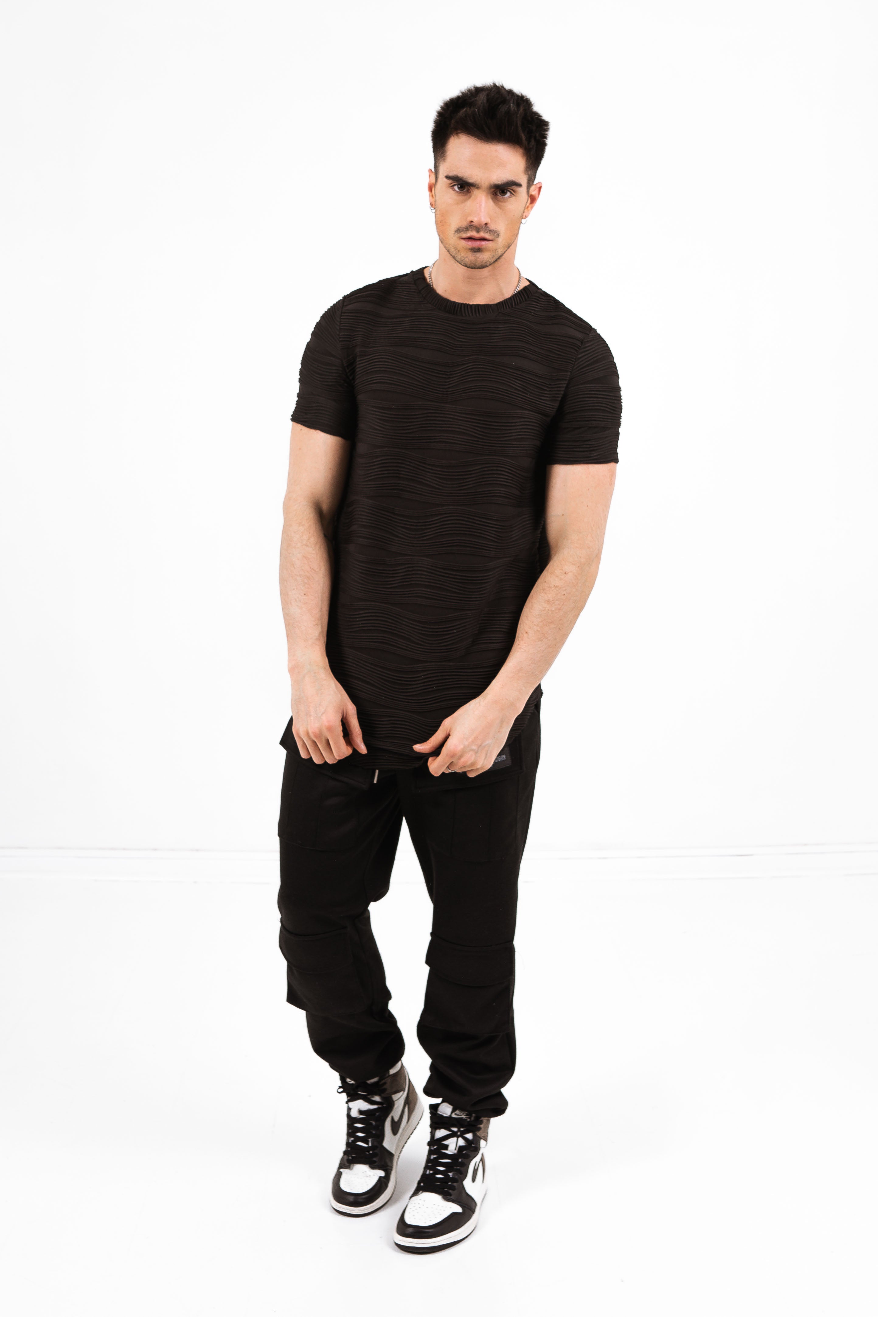 Sixth June - T-shirt relief noir