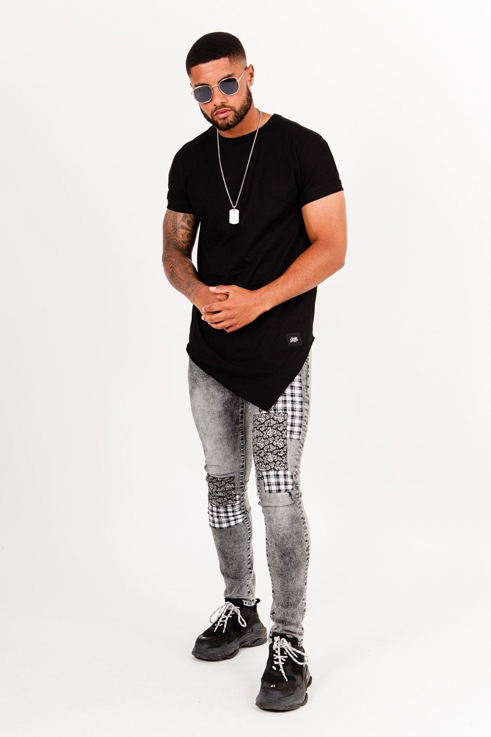 Sixth June - T-shirt large pointe Noir