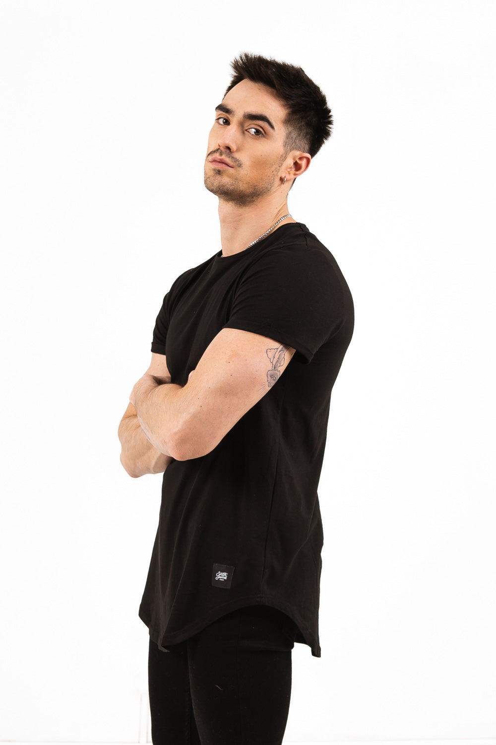 Sixth June - T-shirt bas arrondi Noir