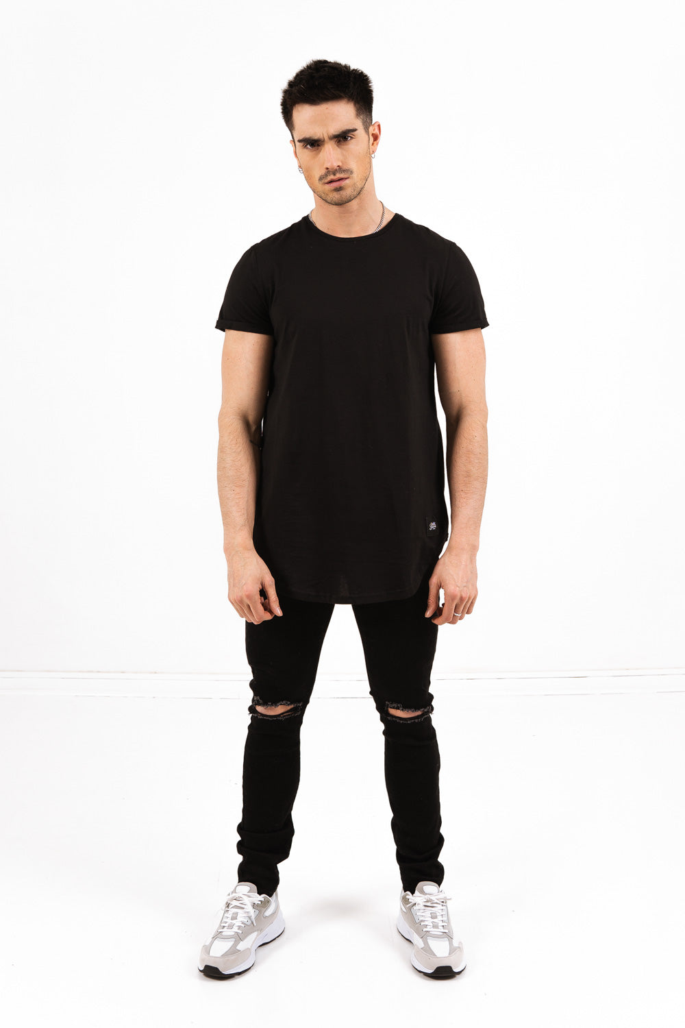 Sixth June - T-shirt bas arrondi Noir