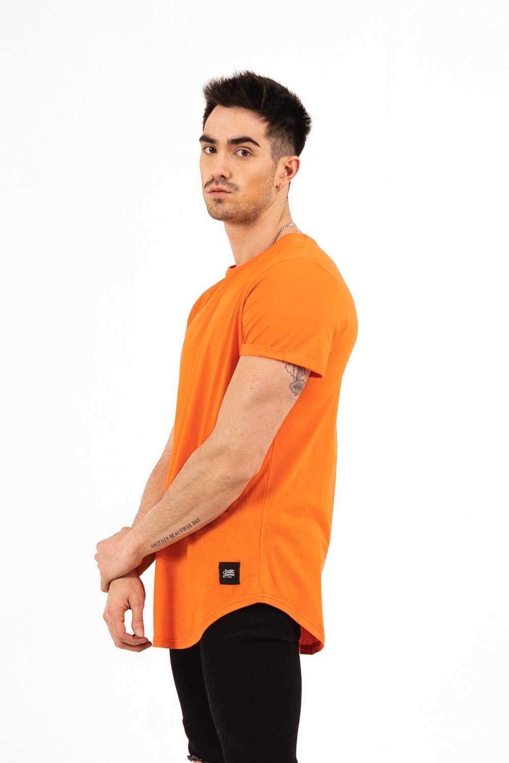 Sixth June - T-shirt bas arrondi Orange
