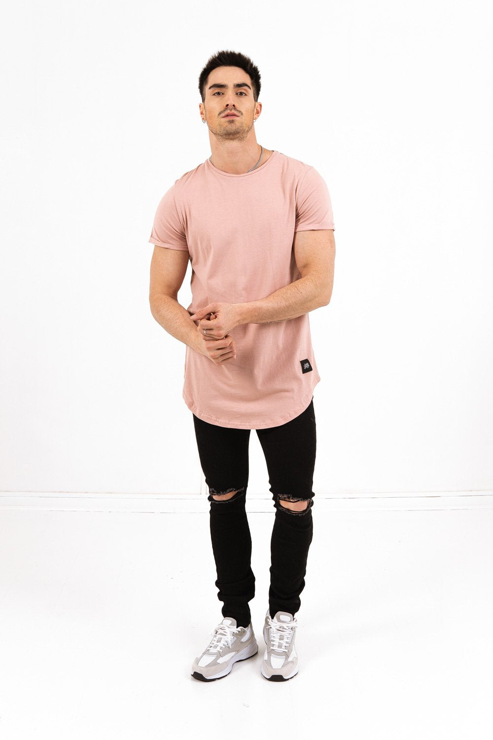 Sixth June - T-shirt bas arrondi rose
