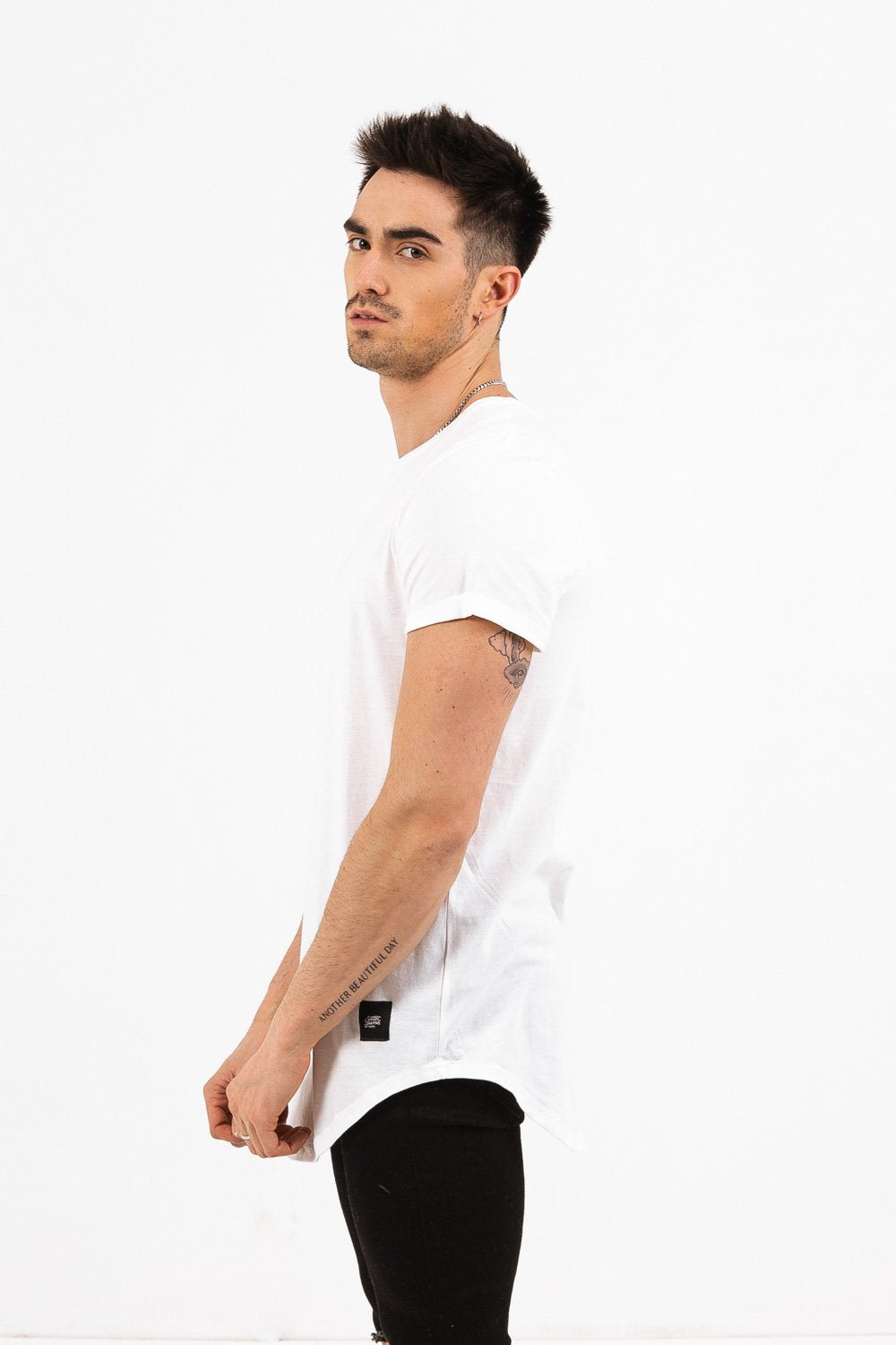 Sixth June - T-shirt bas arrondi blanc