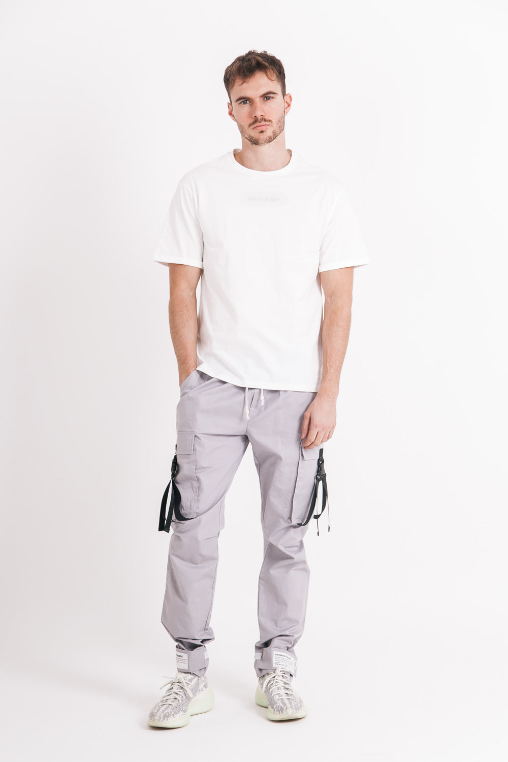 Sixth June - T-shirt basique logo manches blanc