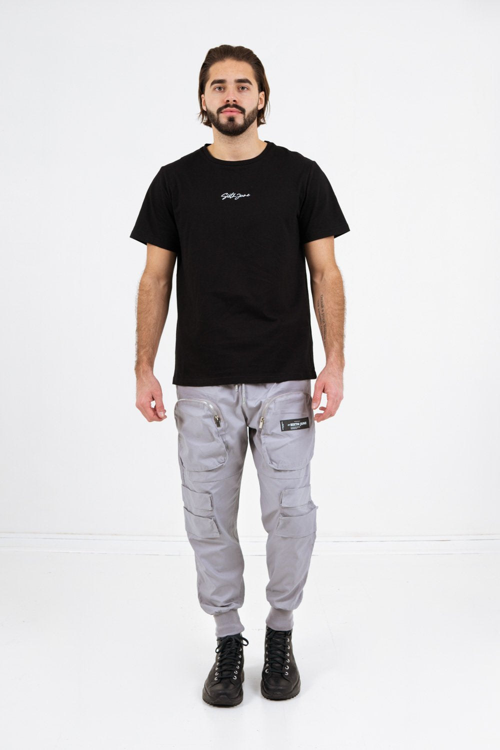 Back signature tshirt black