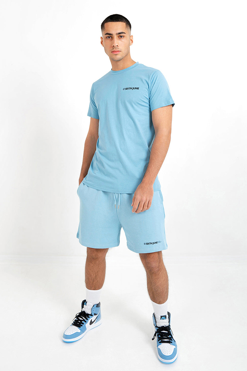 Sixth June - T-shirt essential logo Bleu clair