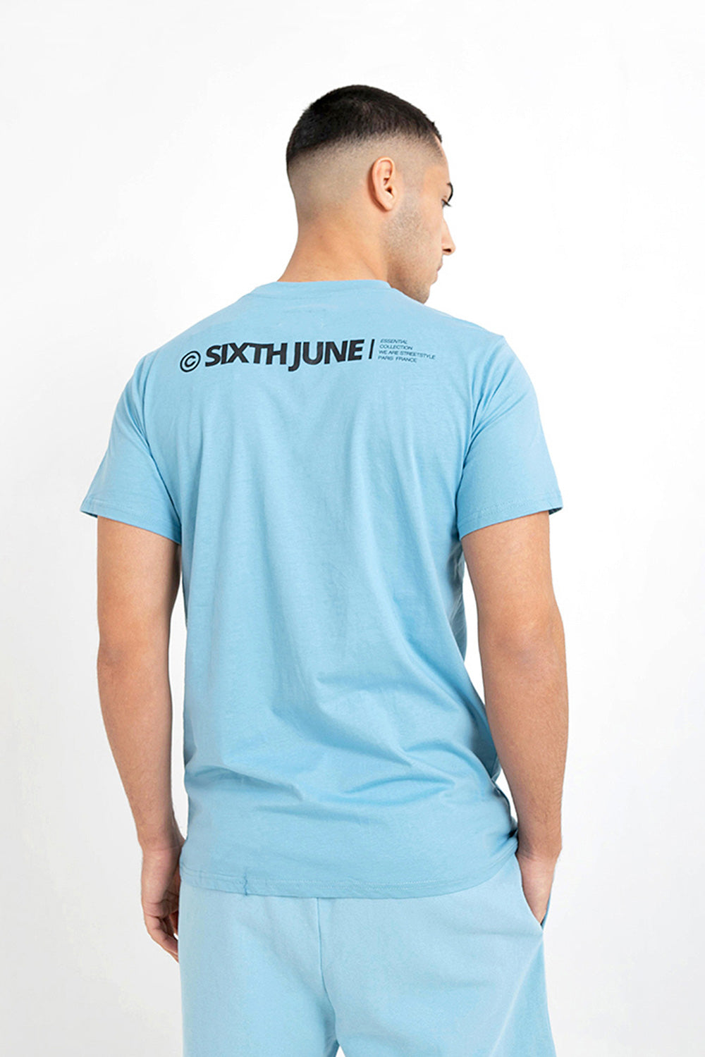 Sixth June - T-shirt essential logo Bleu clair