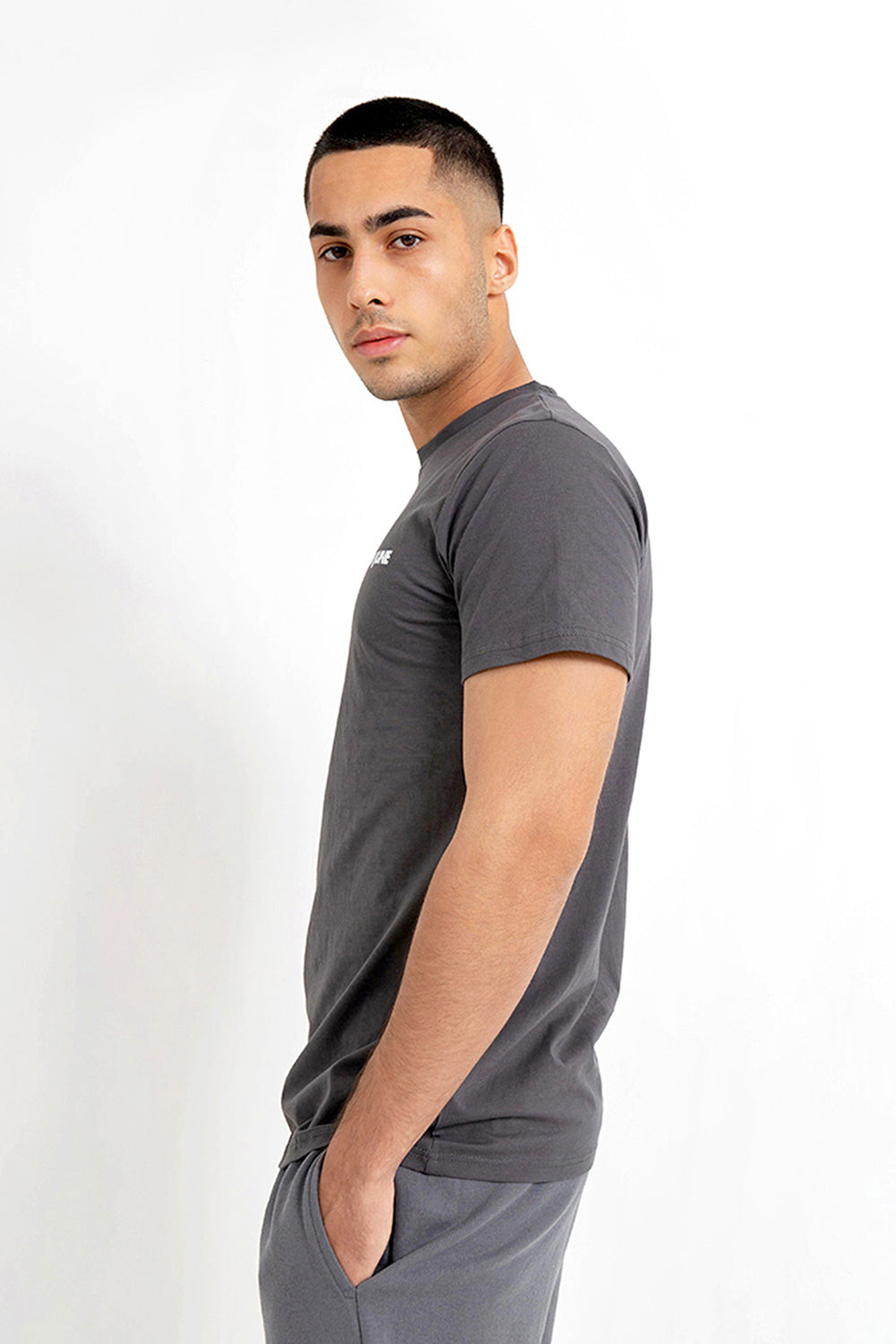 Sixth June - T-shirt essential logo Gris foncé