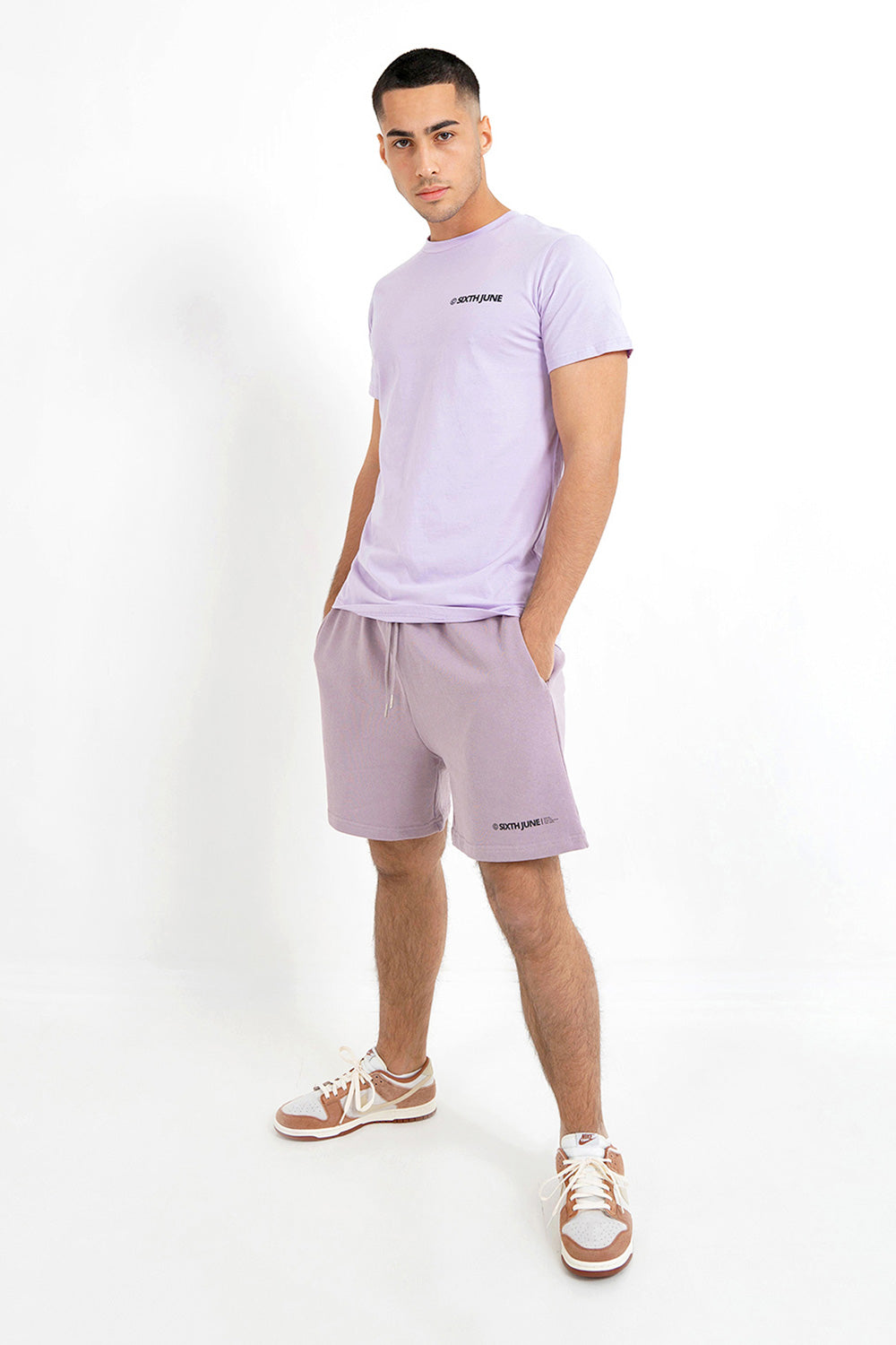 Sixth June - T-shirt essential logo Mauve