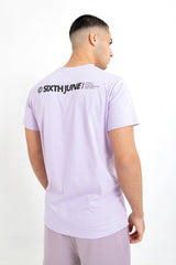 Sixth June - T-shirt essential logo Mauve