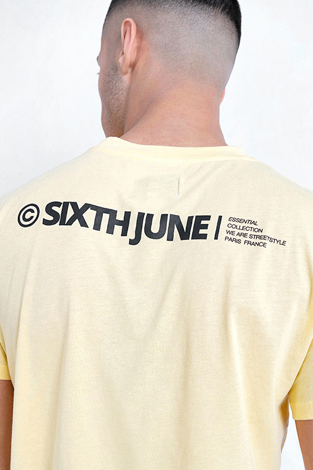 Sixth June - T-shirt essential logo Jaune