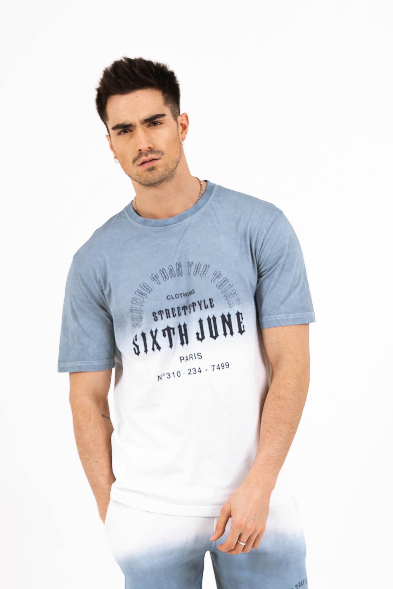 Sixth June - T-shirt sooner than you think dégradé bleu