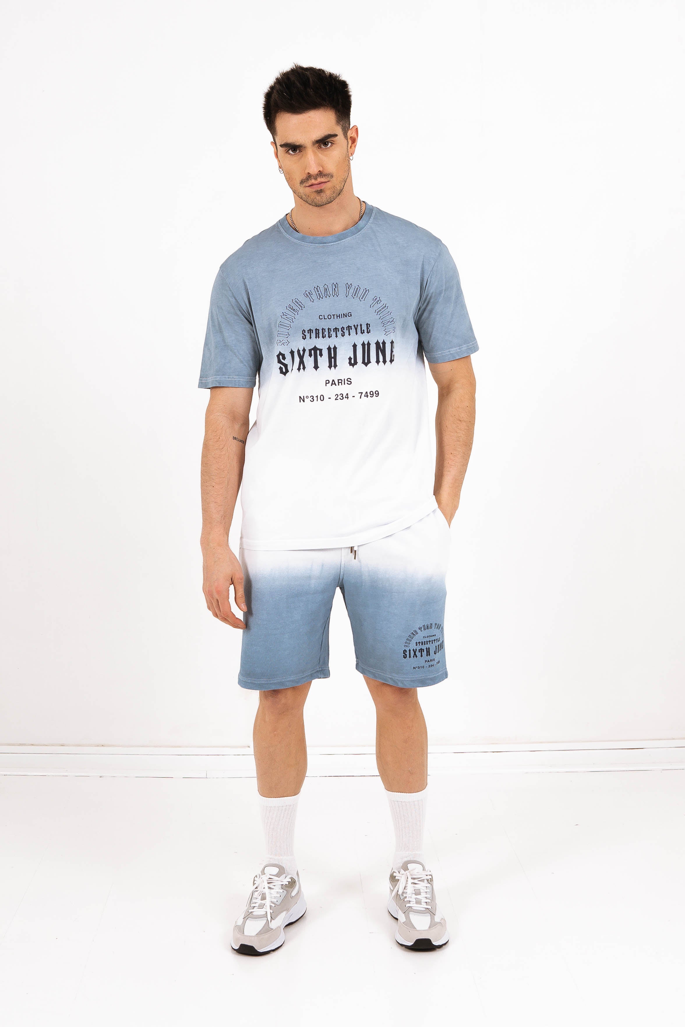 Sixth June - T-shirt sooner than you think dégradé bleu