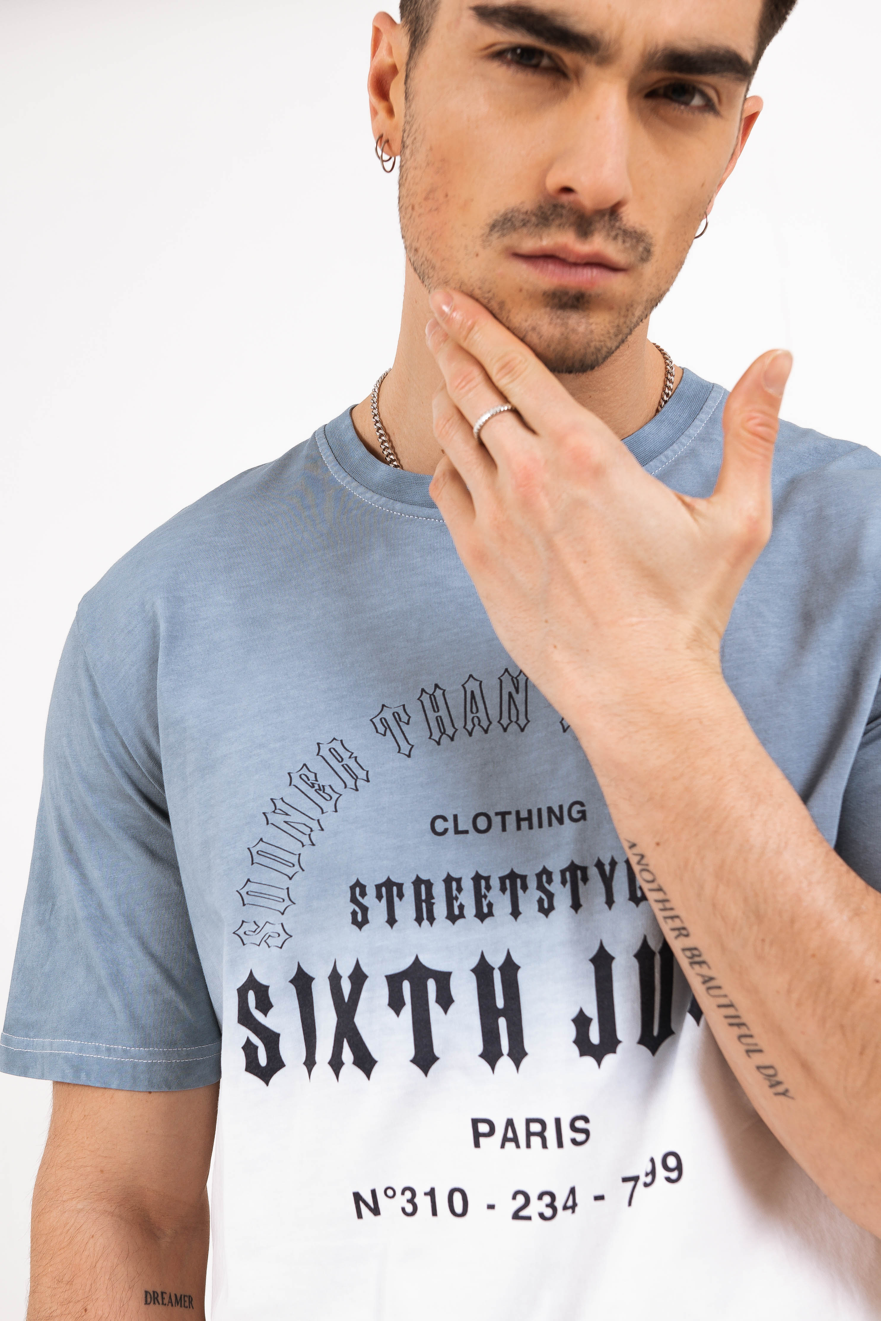 Sixth June - T-shirt sooner than you think dégradé bleu