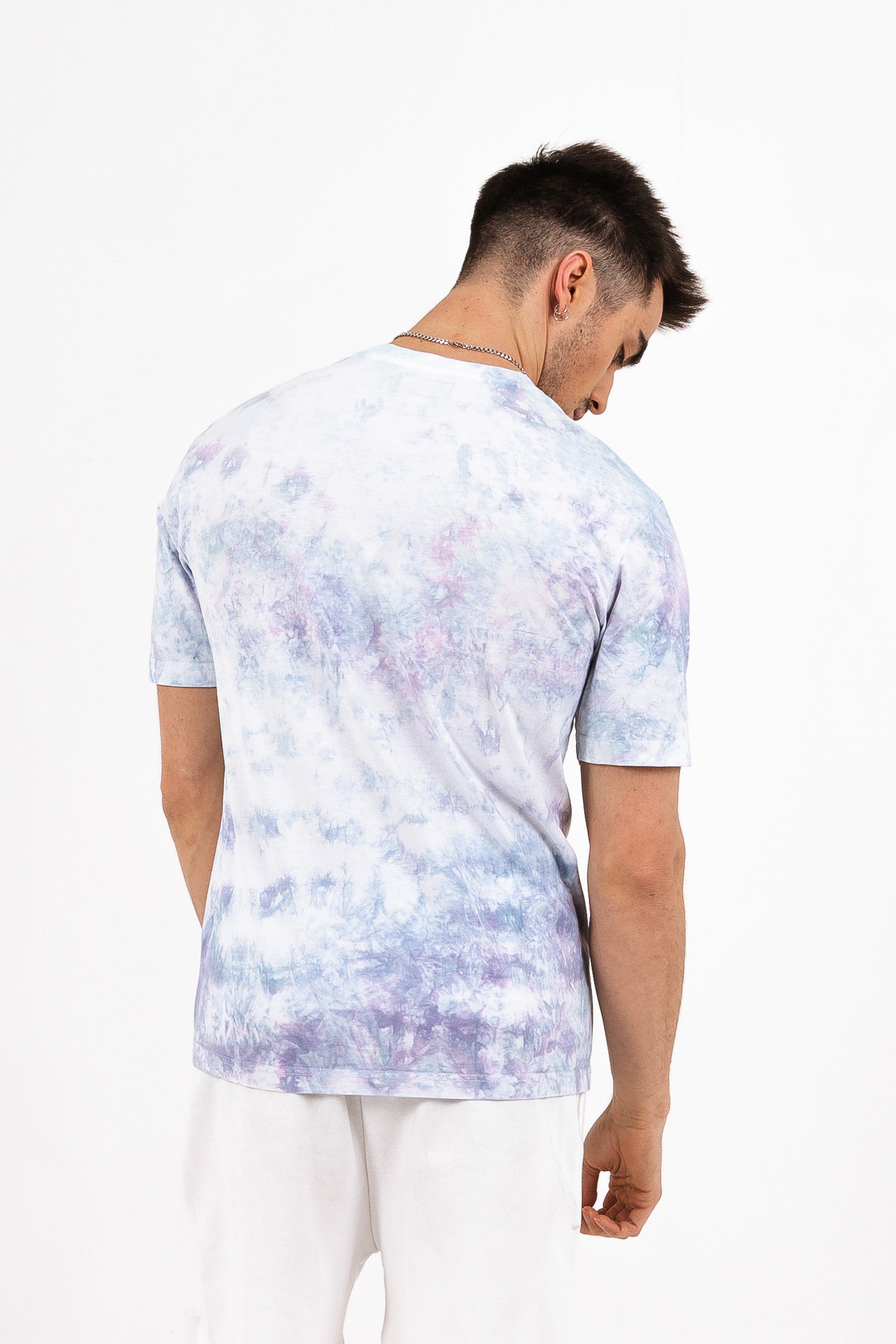 Sixth June - T-shirt manches courtes tie dye bleu vert