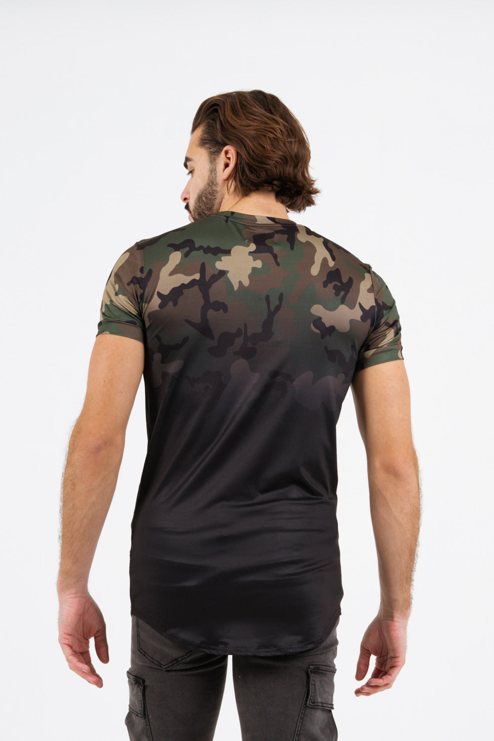 Sixth June - T-shirt camouflage dégradé kaki