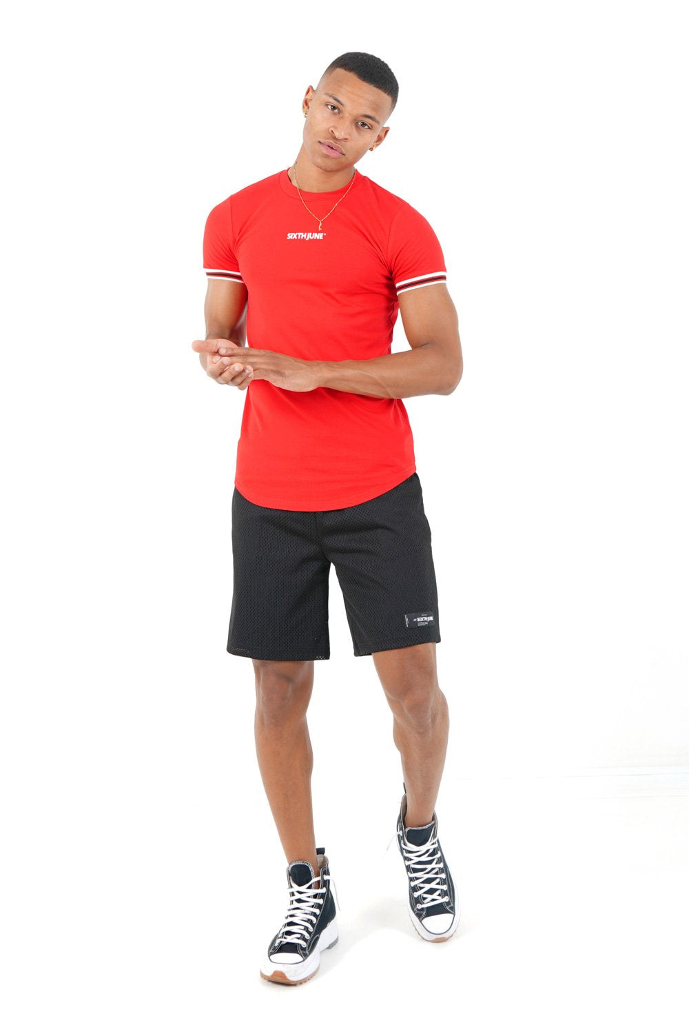 Sixth June - T-shirt sport stretch Rouge
