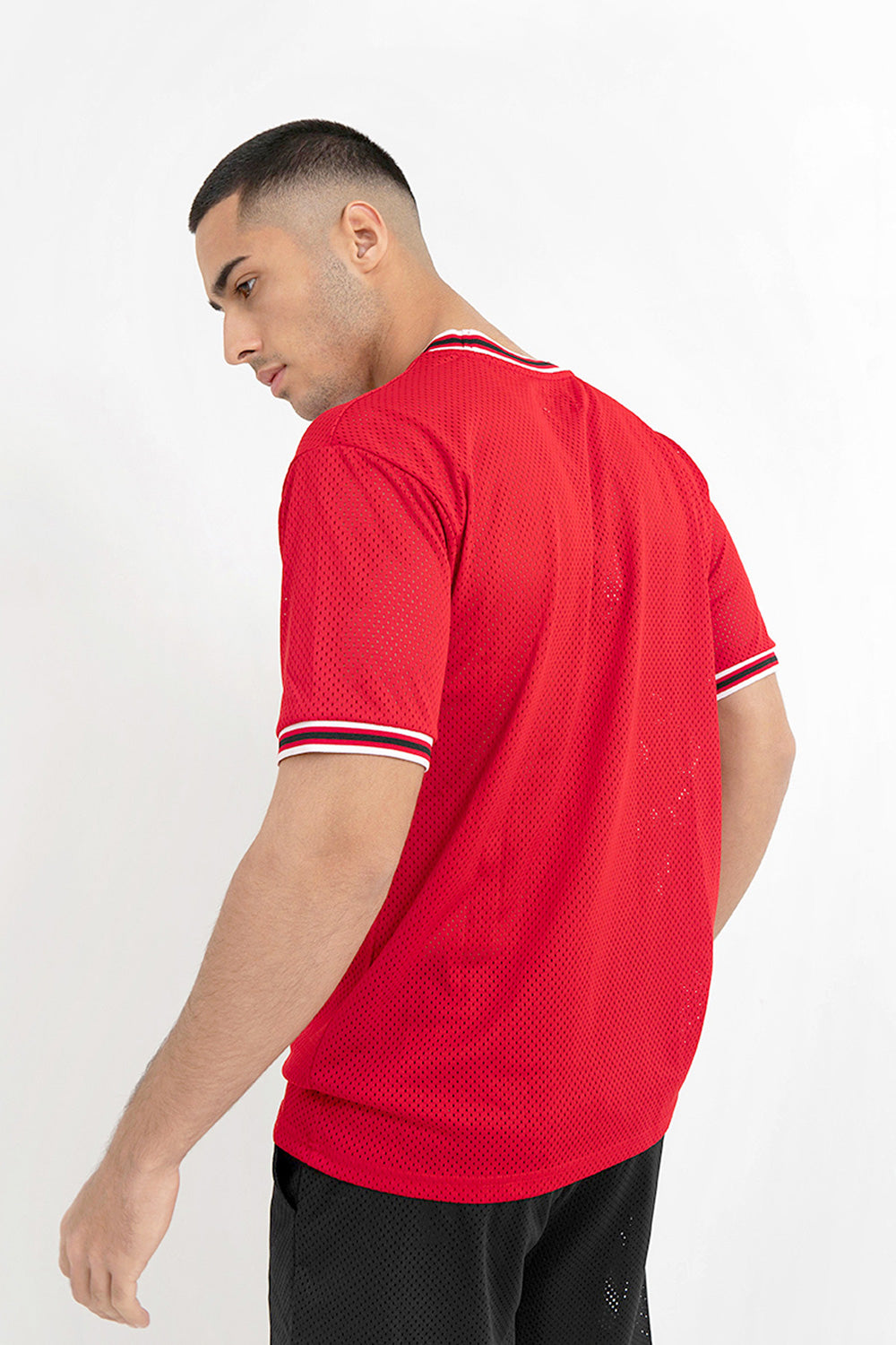 Sixth June - Maillot mesh numéro 10 Rouge