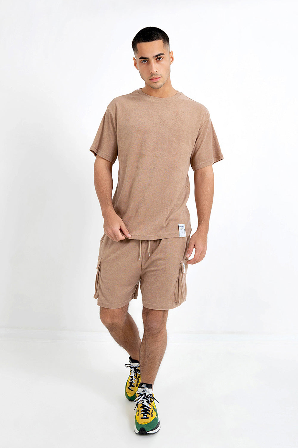 Sixth June - T-shirt tissu bouclette Beige