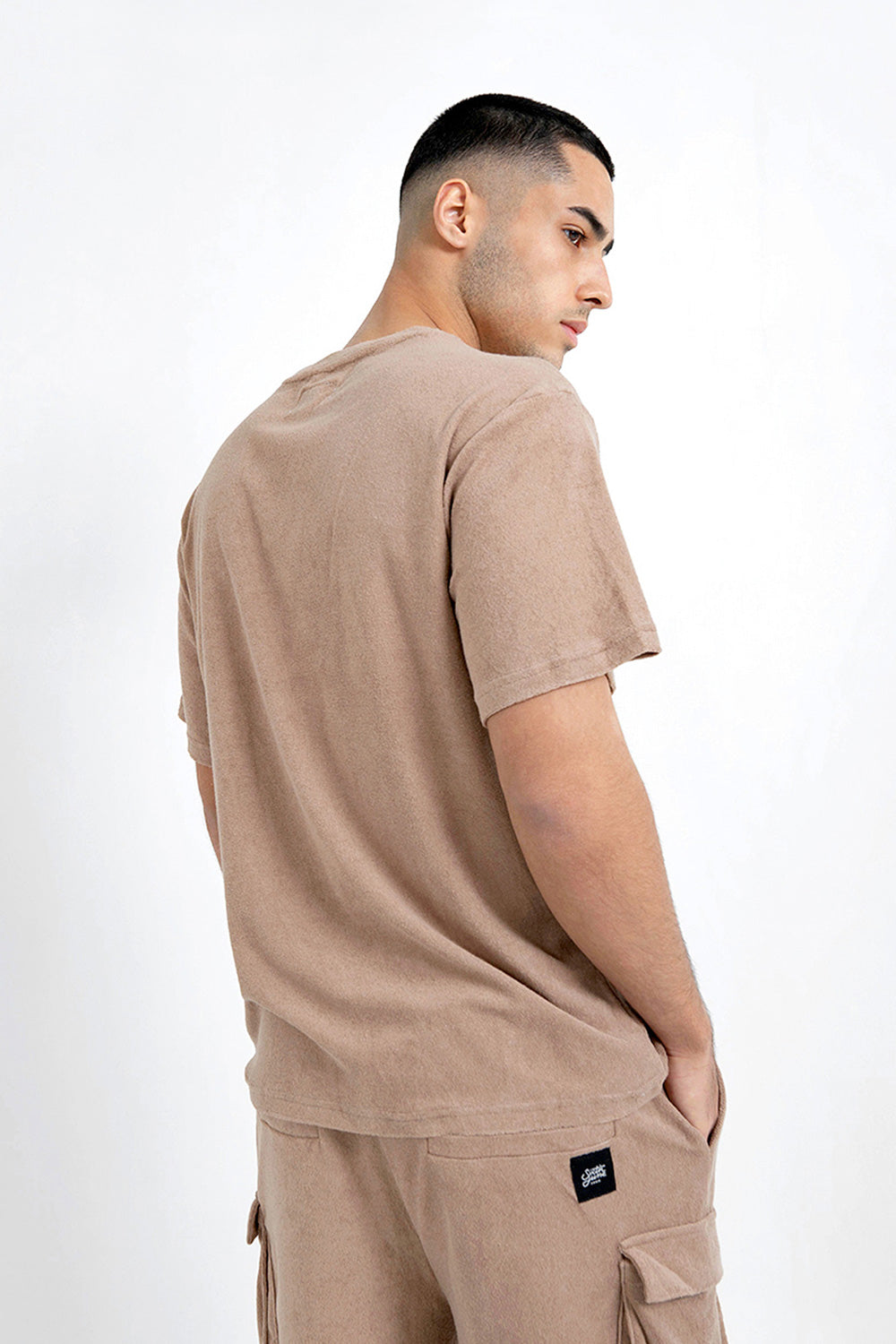Sixth June - T-shirt tissu bouclette Beige