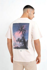 Sixth June - T-shirt nature tropique Beige