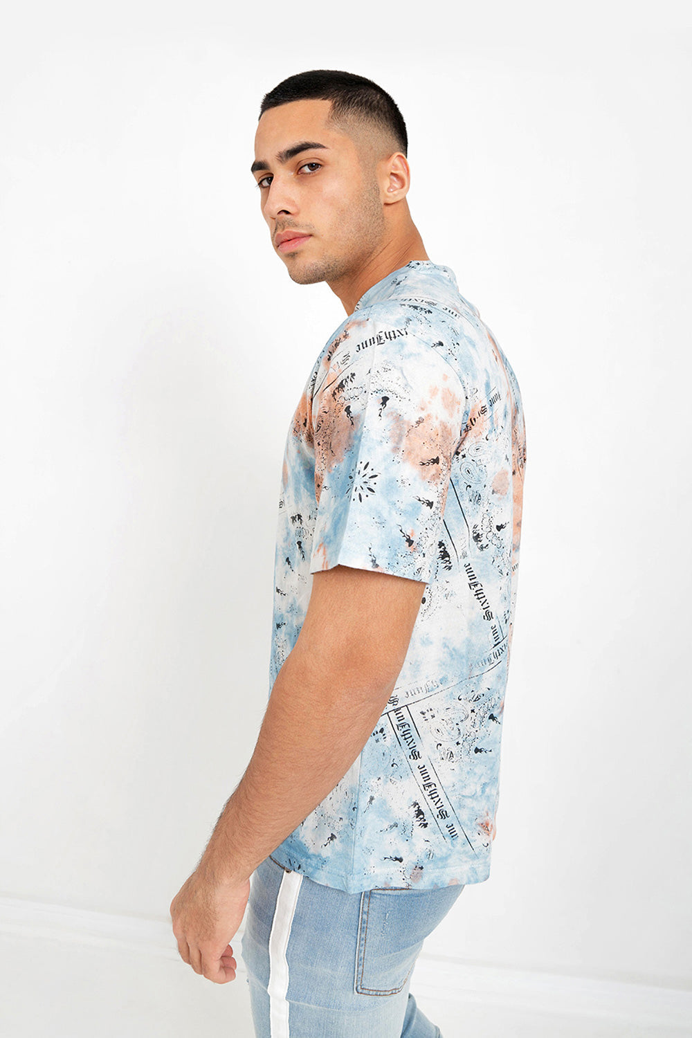 Sixth June - T-shirt tie dye bandana Orange