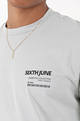 Sixth June - T-shirt barcode Vert