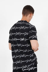 Sixth June - T-shirt logo signature Noir