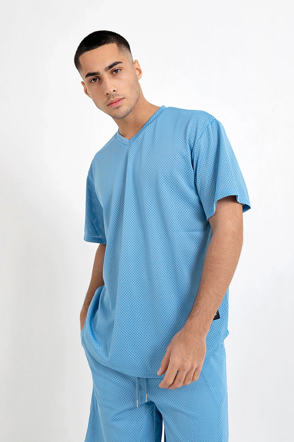 Sixth June - Maillot mesh logo bleu