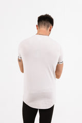 Sixth June - T-shirt logo coton manche taupe