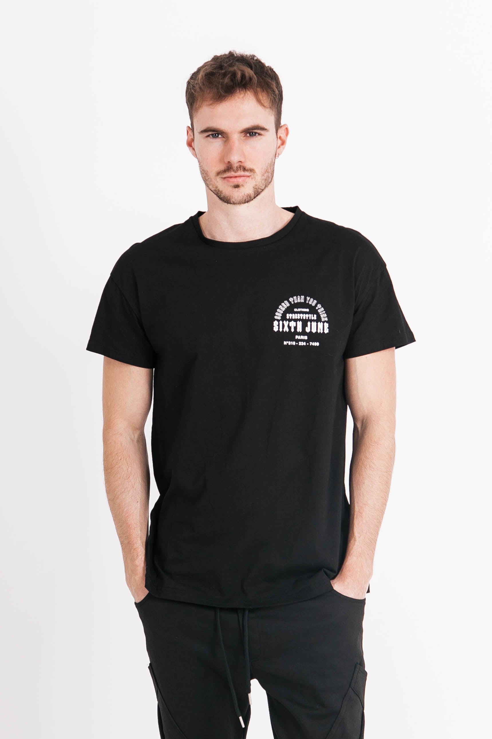 Sixth June - T-shirt Sooner than you think noir