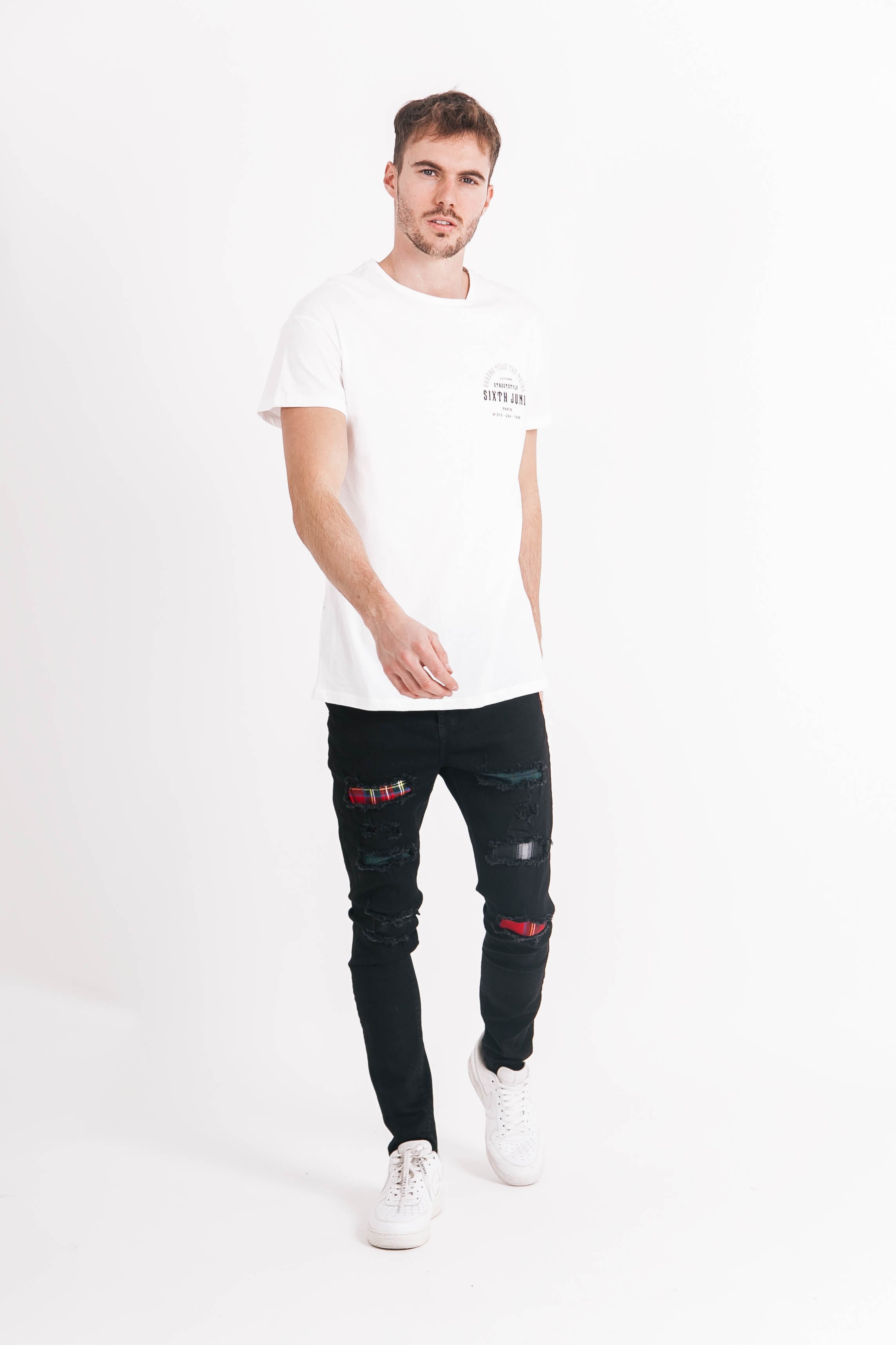 Sixth June - T-shirt manches courtes gothique dos blanc