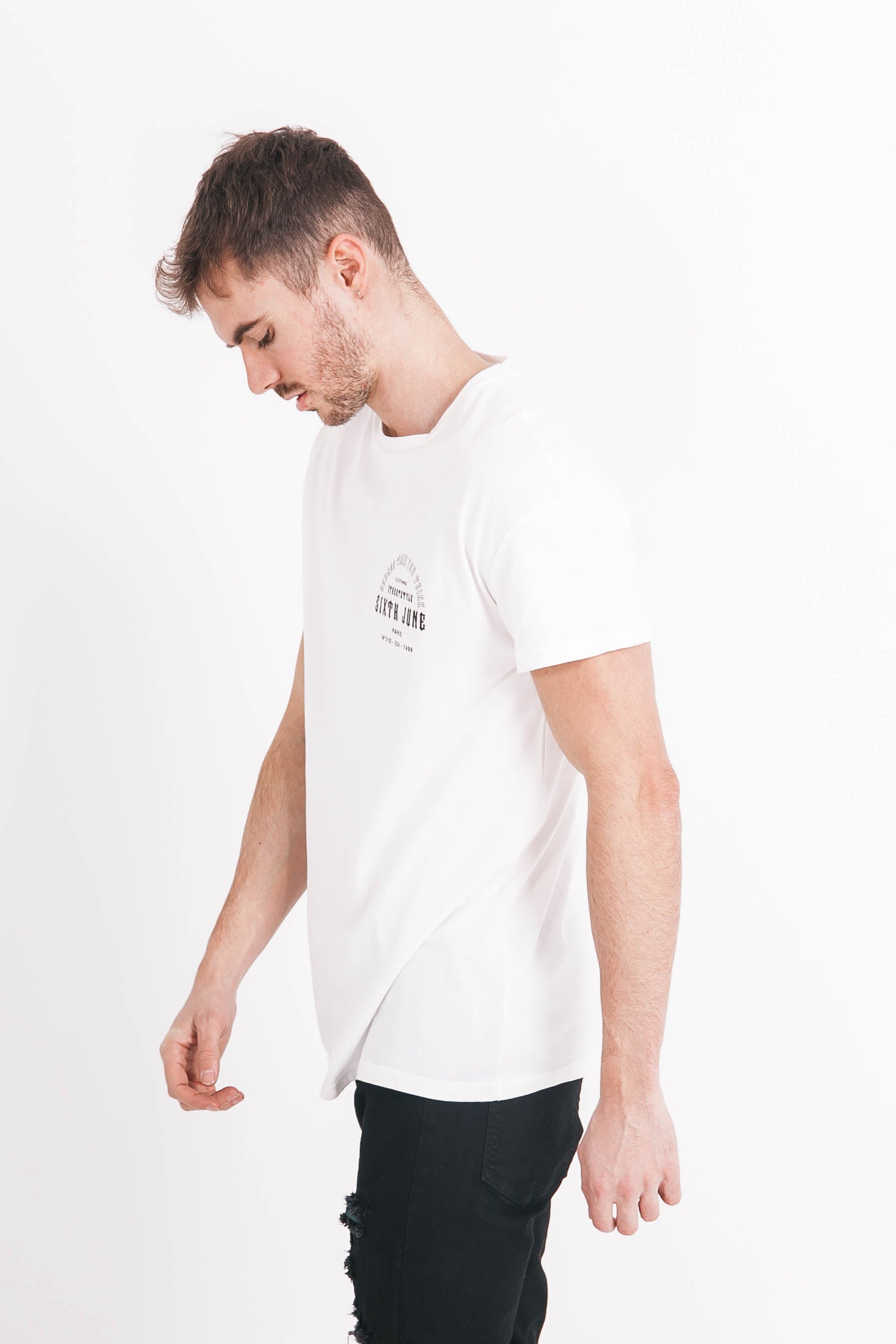 Sixth June - T-shirt manches courtes gothique dos blanc
