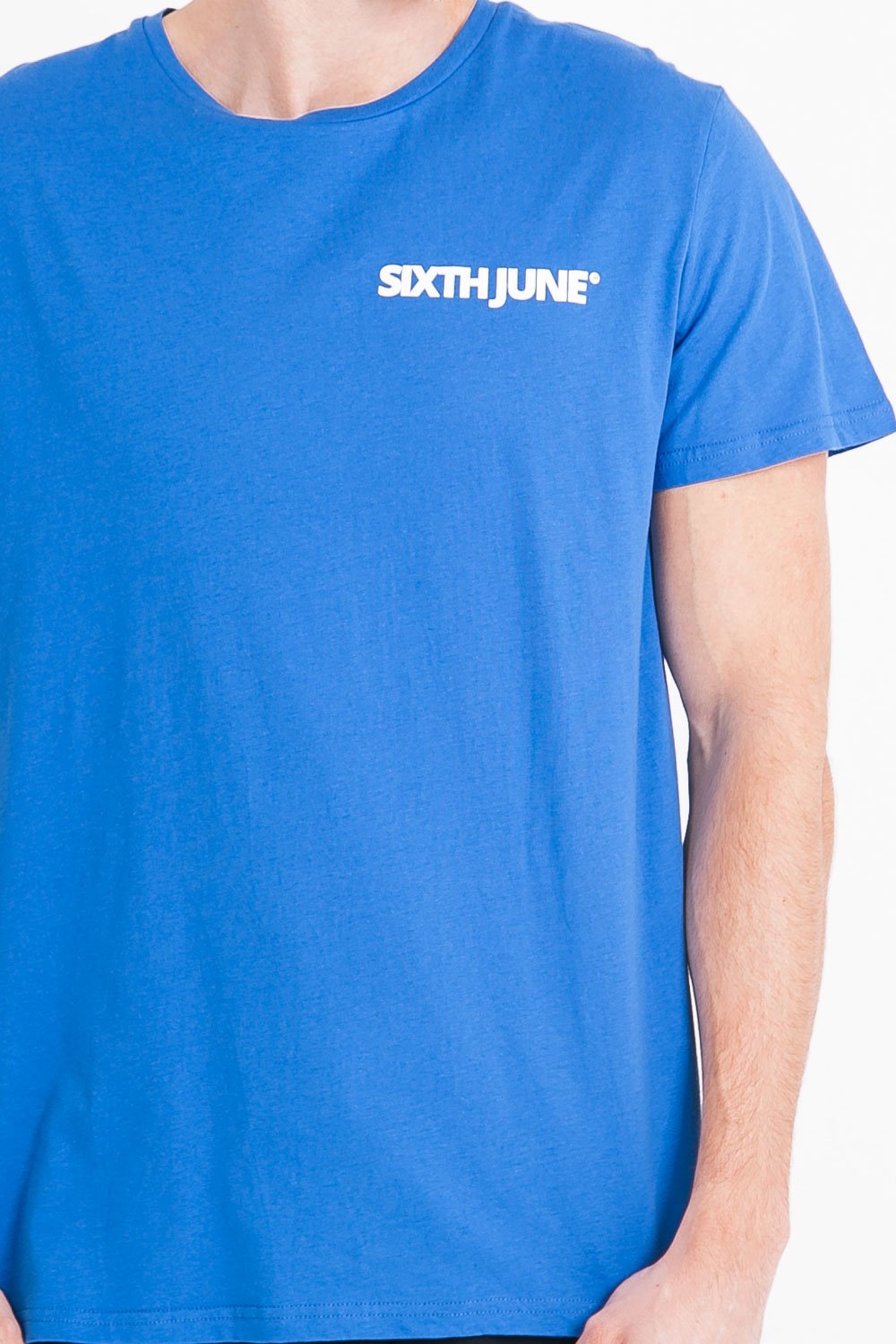 Sixth June - T-shirt logo avant arrière Bleu