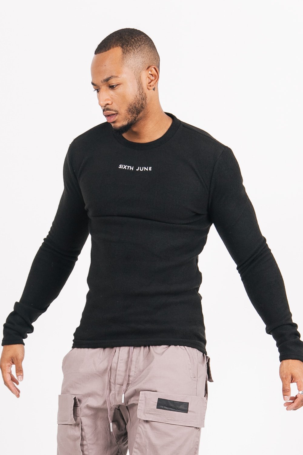 Sixth June - T-shirt polaire logo Noir