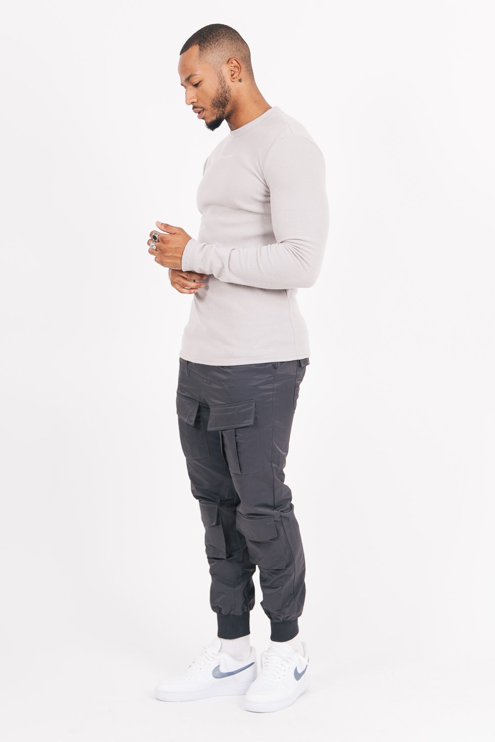 Sixth June - T-shirt polaire logo Gris clair