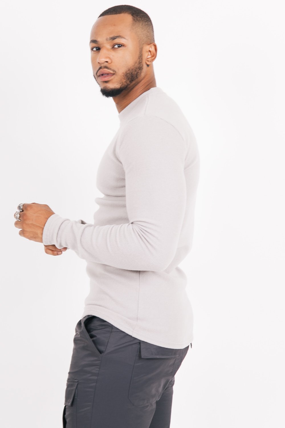 Sixth June - T-shirt polaire logo Gris clair