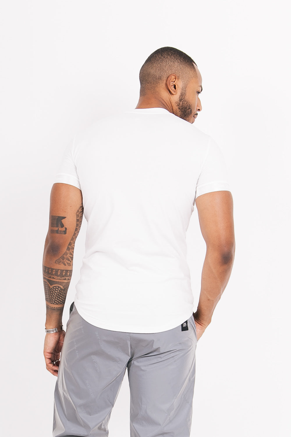 Sixth June - T-shirt iridescent logo manche blanc