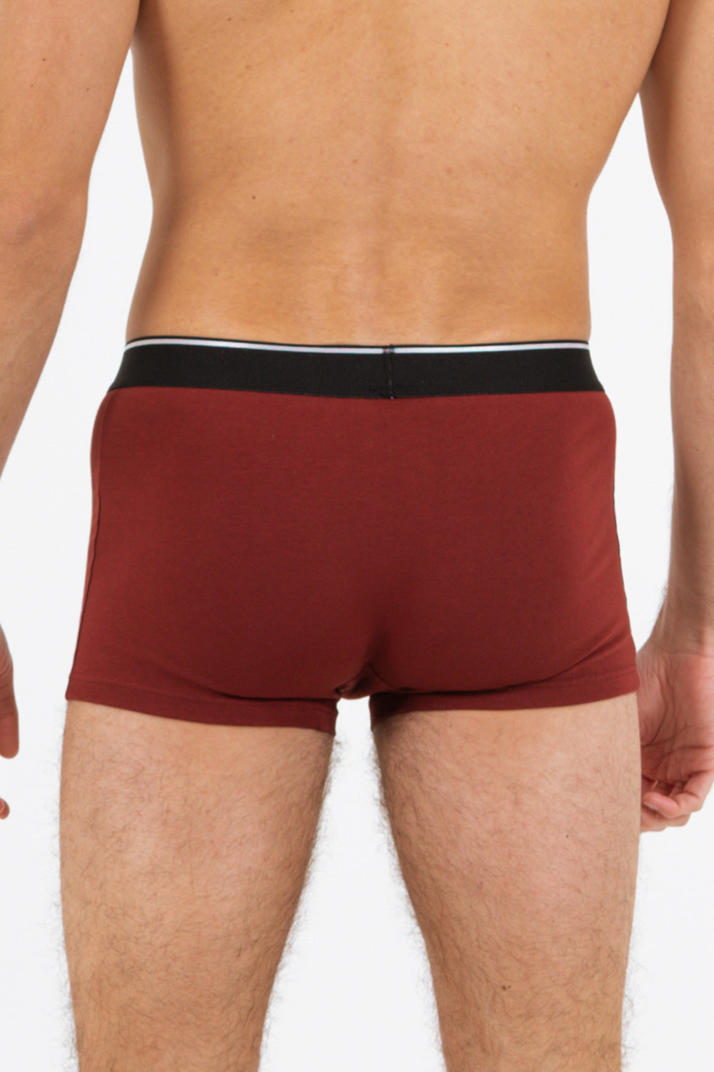 Sixth June - Boxer uni bande Rouge bordeaux